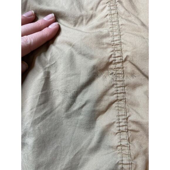 Abercrombie & Fitch Utility Field Cargo Khaki Full Zip Jacket size M Flaw - Picture 11 of 11